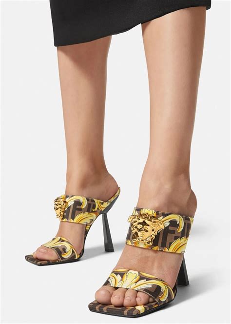 sandali donna versace|Women's Luxury and Designer Sandals .